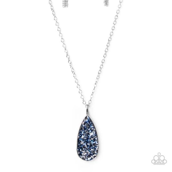 paparazzi Jewelry - Daily Dose of Sparkle Blue Necklace